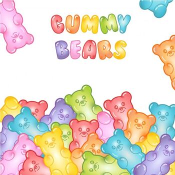 Preview of GUMMY BEARS SPELLING ACTIVITY
