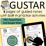 GUSTAR NOTES no prep handout grammar notes communicative a