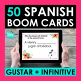 GUSTAR and Infinitive Spanish BOOM CARDS | Digital Task Cards