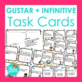 GUSTAR and Infinitive Task Cards | Spanish Review Activity