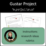 Spanish GUSTAR in the IMPERFECT TENSE project, poster / sc