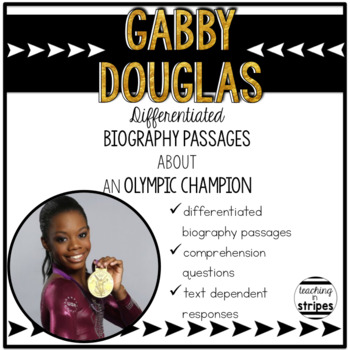 Preview of Gabby Douglas: Free Differentiated Biography Passages and Reading Comprehension
