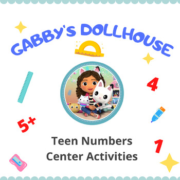 Gabbys Dollhouse Coloring book:Cartoon Coloring & Activity Book for Kids