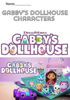Preview of Gabby's Dollhouse - CHARACTER focus, coloring pages x37 pages