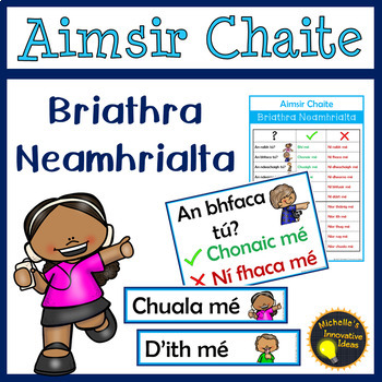 Preview of Gaeilge - Aimsir Chaite Briathra Neamhrialta Pack