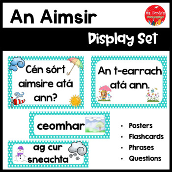 Preview of Gaeilge An Aimsir Resource Pack (Irish weather resource pack) *UPDATED*