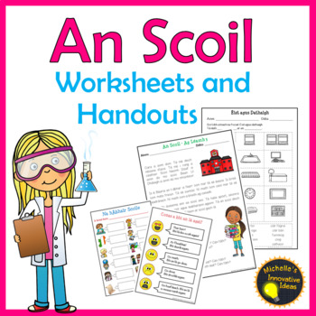 Preview of Gaeilge An Scoil - Worksheets and Handouts Pack