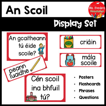 Preview of Gaeilge Ar Scoil Resource Pack (Irish 'At School resource Pack) *UPDATED*