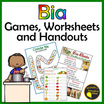 Preview of Gaeilge - Bia Games, Activities and Worksheets