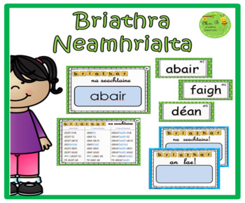 Preview of Gaeilge – Briathra – Na Briathra Neamhrialta