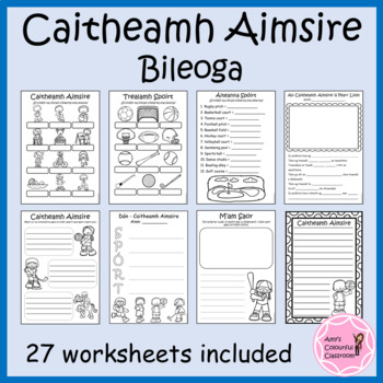 Preview of Gaeilge - Caitheamh Aimsire Bileoga