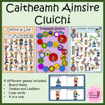 Preview of Gaeilge - Caitheamh Aimsire Cluichí