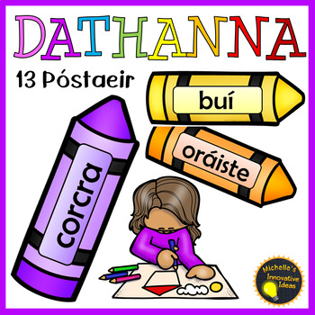 Preview of Gaeilge - Dathanna Display - Colour Posters