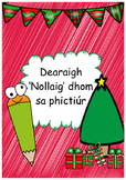 Gaeilge - Dearaigh 'Nollaig' dhom sa phictiúr -