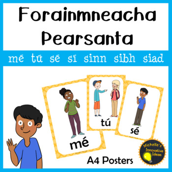 Preview of Gaeilge - Na Forainmneacha Pearsanta - Irish Personal Pronouns