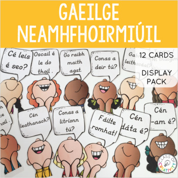 Preview of Gaeilge Neamhfhoirmiúil Ceisteanna: Irish Display Pack