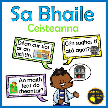 Preview of Gaeilge Sa Bhaile Ceisteanna Display