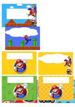 Preview of Gafetes Mario Bross