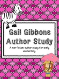 Gail Gibbons Author Study- Distance Learning