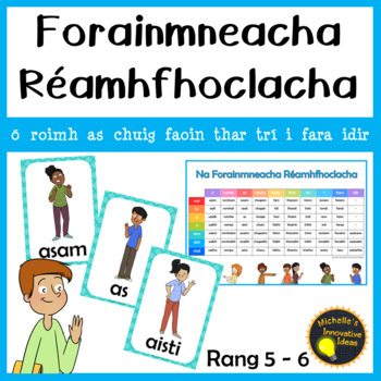 Preview of Gaeilge - Forainmneacha Réamhfhoclacha 2 - Irish Grammar Prepositional Pronouns