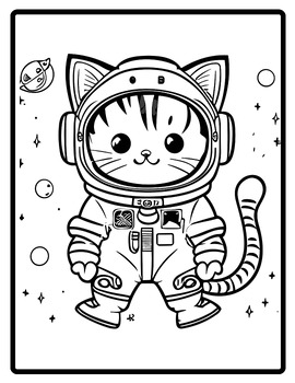 Space Coloring and Activity Book for Kids Ages 4-8: Space Coloring