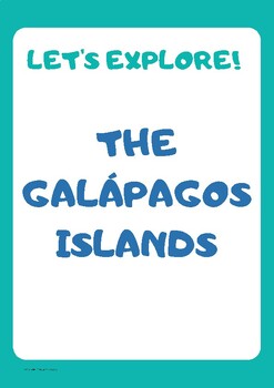 Preview of Galápagos Activity Book