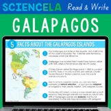 Galapagos Animal Adaptations Reading Comprehension Passage