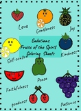 Galatians Fruits of the Spirit Bible Coloring Sheets