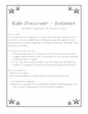 Galaxies - Kids Discover App Worksheet