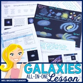 Galaxies ALL-IN-ONE Lesson | PowerPoint, Notes, Art Activi