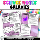 Galaxies - Science Notes - Test Prep - Printables - 4th & 