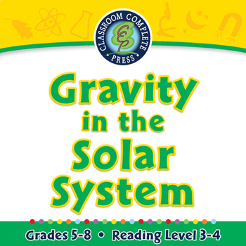 Preview of Galaxies & The Universe: Gravity in the Solar System - NOTEBOOK Gr. 5-8