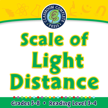 Preview of Galaxies & The Universe: Scale of Light Distance - NOTEBOOK Gr. 5-8