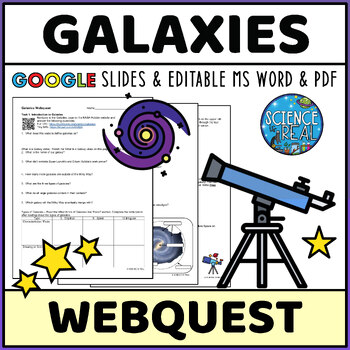 Preview of Galaxies Webquest