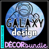 Galaxy Classroom Decor Space Theme - Editable
