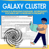 Galaxy Cluster: Informational Science Passages, Worksheets