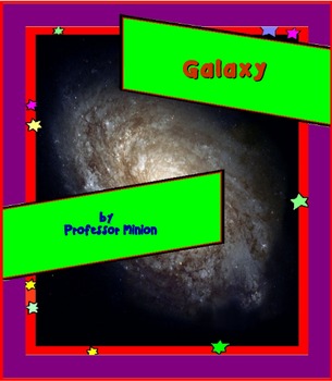 Preview of Galaxy : Science is everywhere, Printables and Task Cards