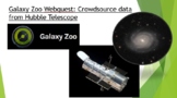 Galaxy Zoo webquest w/ Data from Hubble Space Telescope