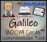 Galileo BOOM Cards™ Comprehension Activity | 3rd Grade & 4