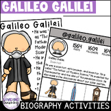 Galileo Galilei Biography Activities, Worksheets, Flip Boo