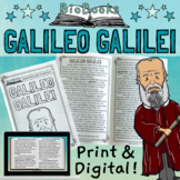 Galileo Galilei Biography Reading Passage Activity Booklet