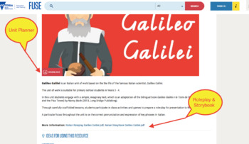Preview of Galileo Galilei Instructions