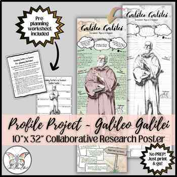 Preview of Galileo Galilei ~ Profile Project ~ Biography ~ Founding Father's of Science