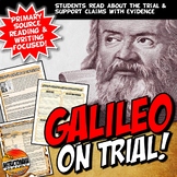 Galileo On Trial! Common Core Primary Source Literacy & Wr