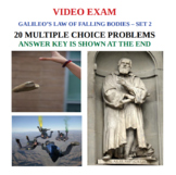 Galileo's Law of Falling Bodies - HS Physics video exam in MP4 video format