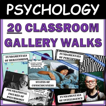 Preview of Gallery Walk Learning Stations Bundle - Psychology / AP Psychology