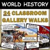 Gallery Walk Learning Stations Bundle - World History and 