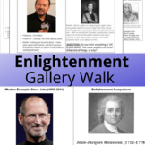 Gallery Walk Modern Day VS Enlightenment Thinkers Then and