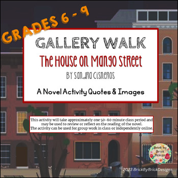 Preview of Gallery Walk - The House on Mango Street - Novel Study for Middle School
