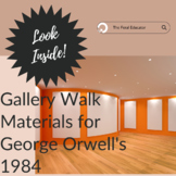 Gallery Walk materials for George Orwell's 1984